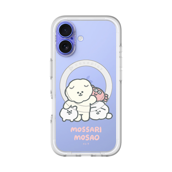 Slim Protection Premium Case with MagSafe［ Mossari Mosao - Everyone Together - Clear ］