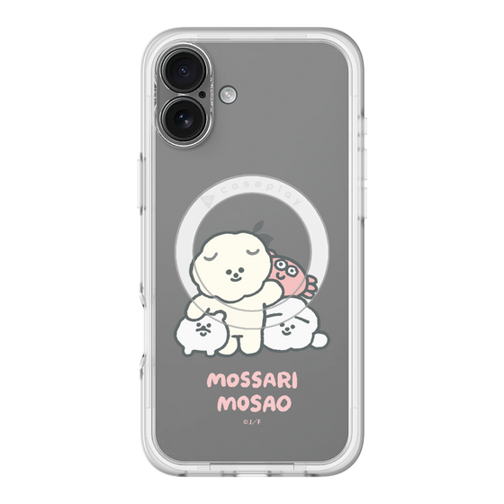Slim Protection Premium Case with MagSafe［ Mossari Mosao - Everyone Together - Clear ］