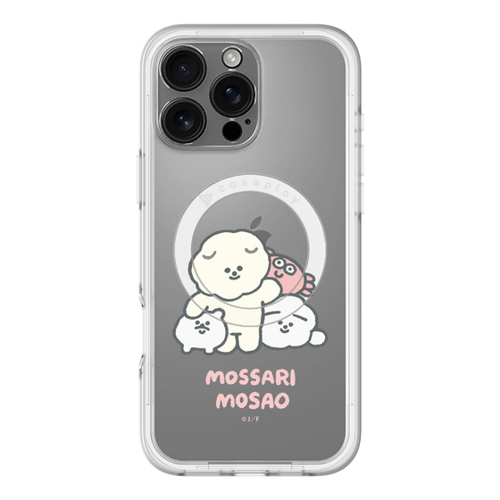 Slim Protection Premium Case with MagSafe［ Mossari Mosao - Everyone Together - Clear ］