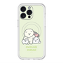 Slim Protection Premium Case with MagSafe［ Mossari Mosao - Everyone Together - Green ］