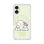 Slim Protection Premium Case with MagSafe［ Mossari Mosao - Everyone Together - Green ］
