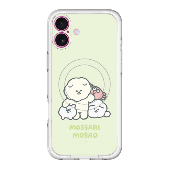 Slim Protection Premium Case with MagSafe［ Mossari Mosao - Everyone Together - Green ］