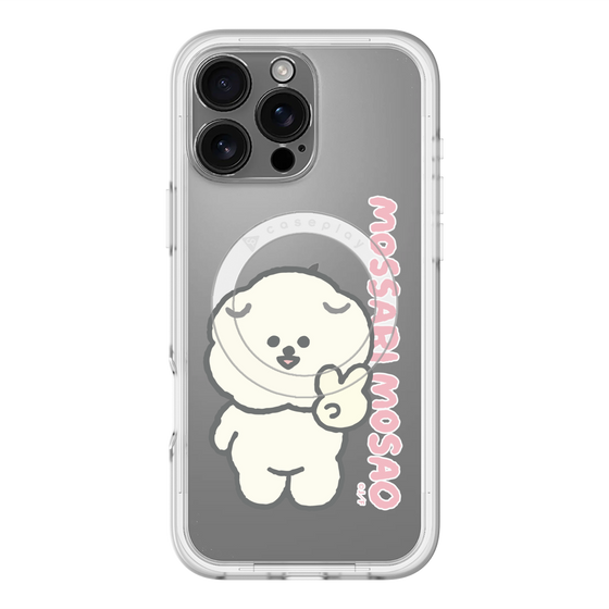 Slim Protection Premium Case with MagSafe［ Mossari Mosao - Peace Mosa ］