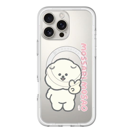 Slim Protection Premium Case with MagSafe［ Mossari Mosao - Peace Mosa ］