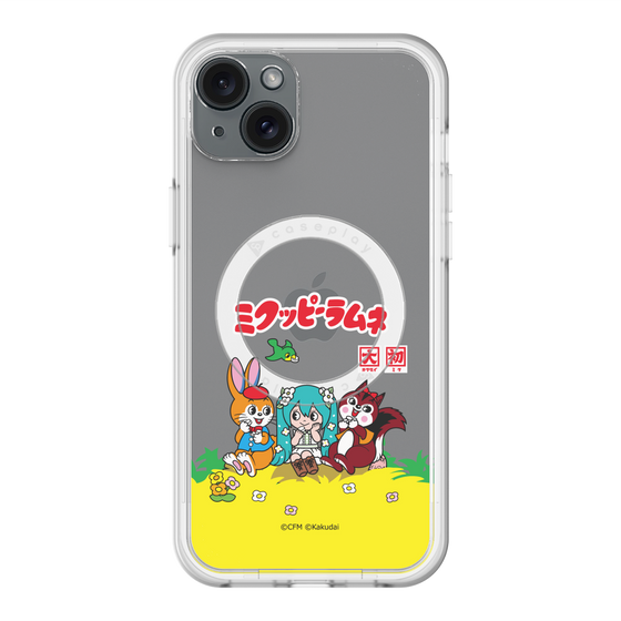 Slim Protection Premium Case with MagSafe［ Hatsune Miku × Kuppy Ramune – Package – Clear ］