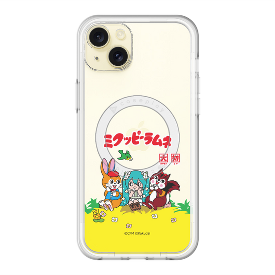 Slim Protection Premium Case with MagSafe［ Hatsune Miku × Kuppy Ramune – Package – Clear ］