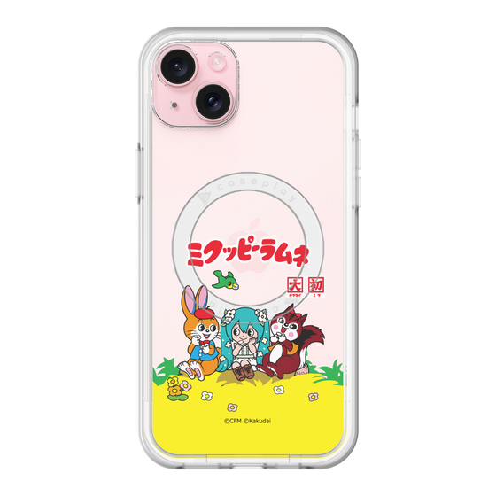 Slim Protection Premium Case with MagSafe［ Hatsune Miku × Kuppy Ramune – Package – Clear ］