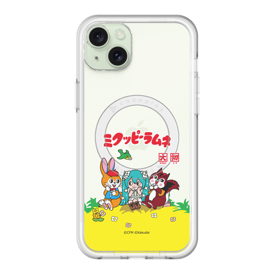 Slim Protection Premium Case with MagSafe［ Hatsune Miku × Kuppy Ramune – Package – Clear ］