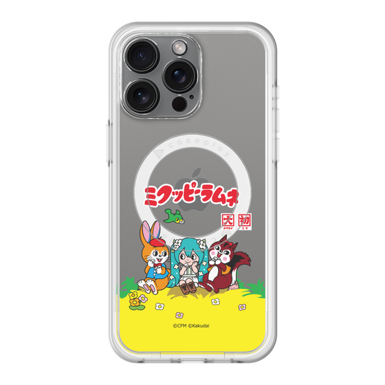 Slim Protection Premium Case with MagSafe［ Hatsune Miku × Kuppy Ramune – Package – Clear ］