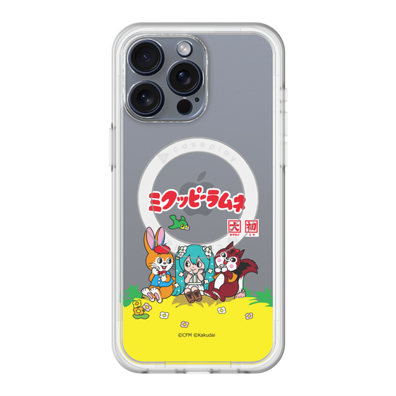 Slim Protection Premium Case with MagSafe［ Hatsune Miku × Kuppy Ramune – Package – Clear ］