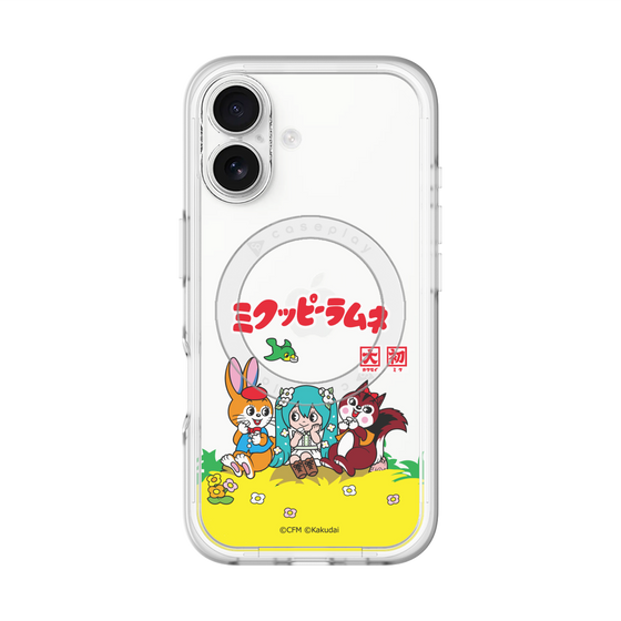 Slim Protection Premium Case with MagSafe［ Hatsune Miku × Kuppy Ramune – Package – Clear ］