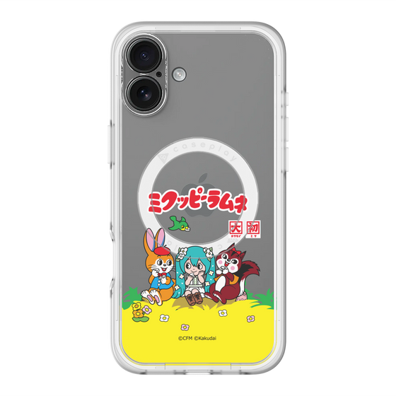 Slim Protection Premium Case with MagSafe［ Hatsune Miku × Kuppy Ramune – Package – Clear ］