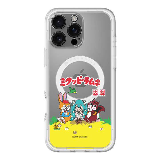 Slim Protection Premium Case with MagSafe［ Hatsune Miku × Kuppy Ramune – Package – Clear ］