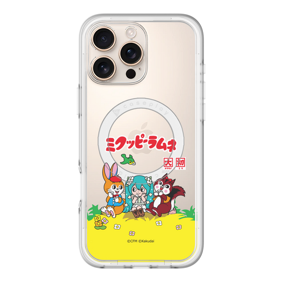Slim Protection Premium Case with MagSafe［ Hatsune Miku × Kuppy Ramune – Package – Clear ］