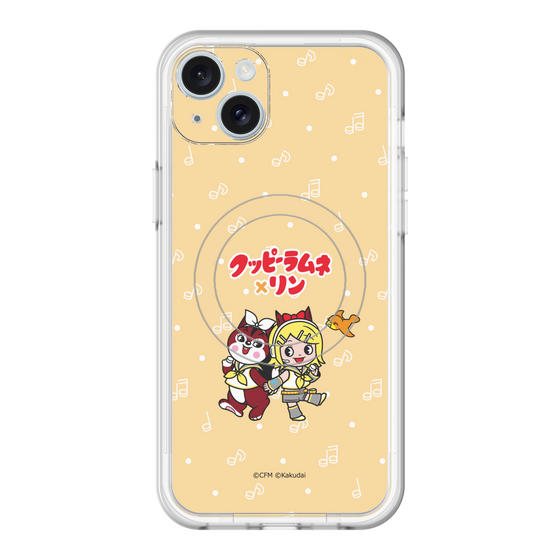 Slim Protection Premium Case with MagSafe［ Hatsune Miku × Kuppy Ramune – Kagamine Rin × Ram – Chibi Illustration ］