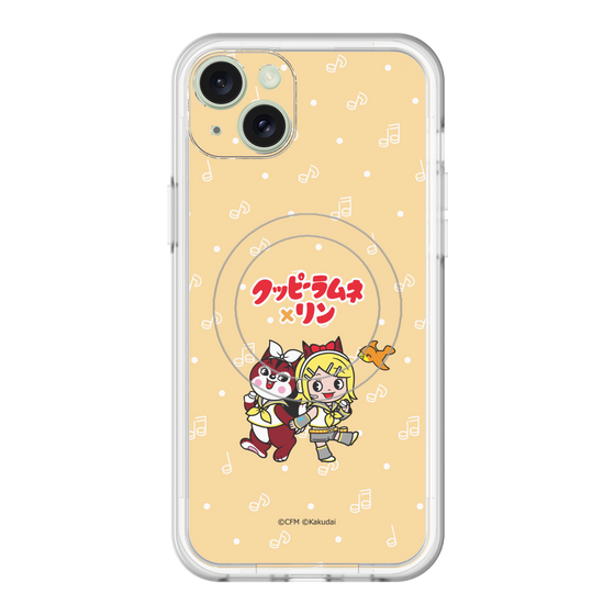 Slim Protection Premium Case with MagSafe［ Hatsune Miku × Kuppy Ramune – Kagamine Rin × Ram – Chibi Illustration ］