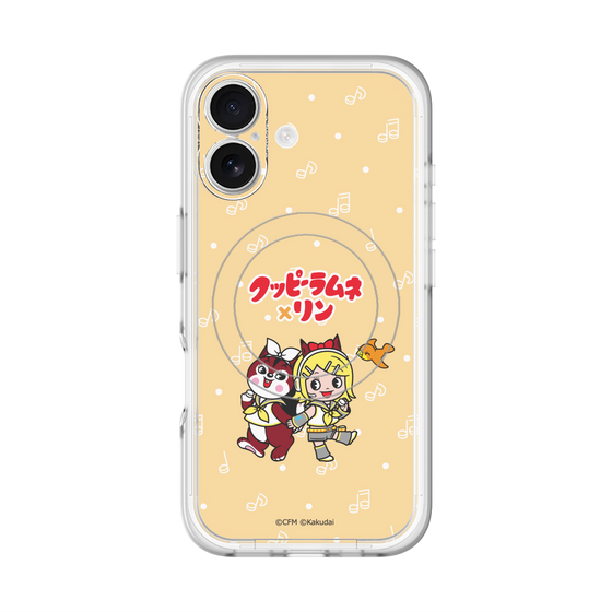 Slim Protection Premium Case with MagSafe［ Hatsune Miku × Kuppy Ramune – Kagamine Rin × Ram – Chibi Illustration ］