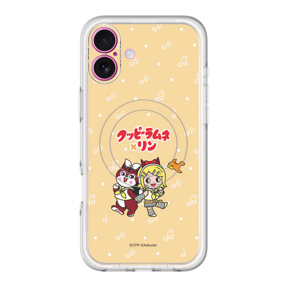 Slim Protection Premium Case with MagSafe［ Hatsune Miku × Kuppy Ramune – Kagamine Rin × Ram – Chibi Illustration ］