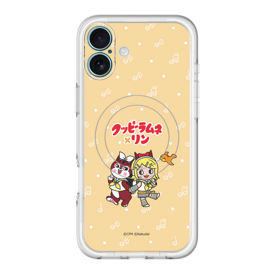 Slim Protection Premium Case with MagSafe［ Hatsune Miku × Kuppy Ramune – Kagamine Rin × Ram – Chibi Illustration ］