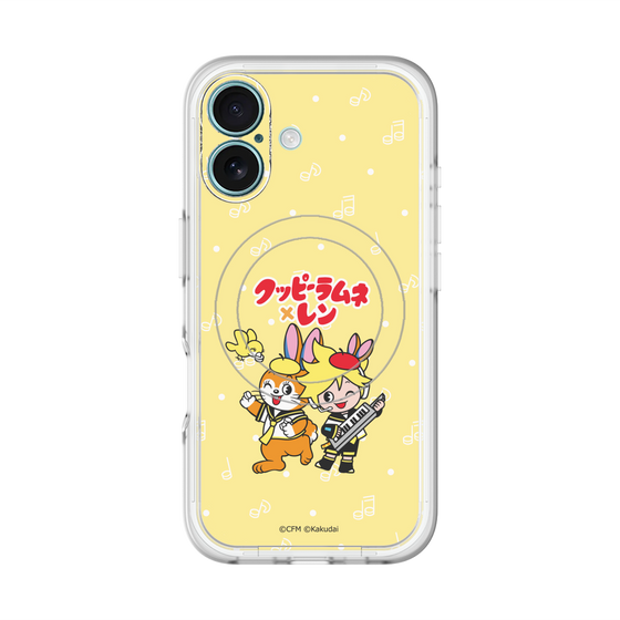 Slim Protection Premium Case with MagSafe［ Hatsune Miku × Kuppy Ramune – Kagamine Len × Kuppy – Chibi Illustration ］