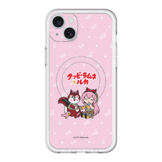 Slim Protection Premium Case with MagSafe［ Hatsune Miku × Kuppy Ramune – Megurine Luka × Ram – Chibi Illustration ］