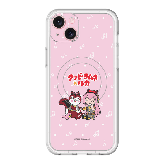 Slim Protection Premium Case with MagSafe［ Hatsune Miku × Kuppy Ramune – Megurine Luka × Ram – Chibi Illustration ］
