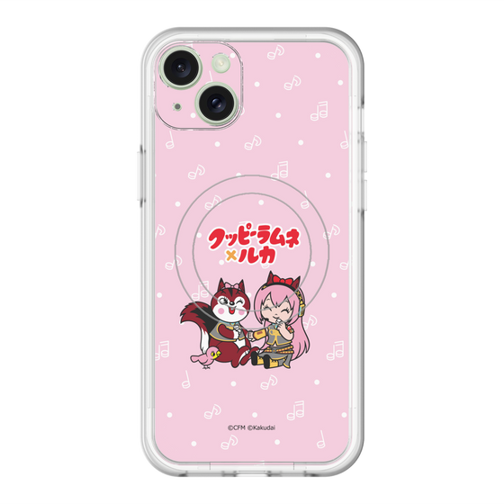 Slim Protection Premium Case with MagSafe［ Hatsune Miku × Kuppy Ramune – Megurine Luka × Ram – Chibi Illustration ］