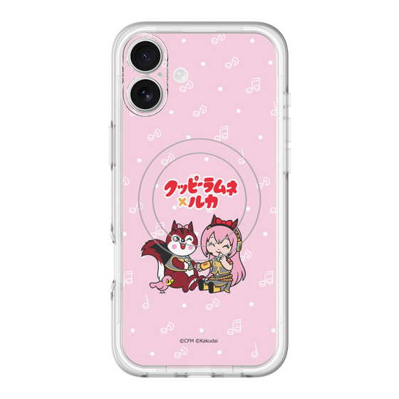 Slim Protection Premium Case with MagSafe［ Hatsune Miku × Kuppy Ramune – Megurine Luka × Ram – Chibi Illustration ］