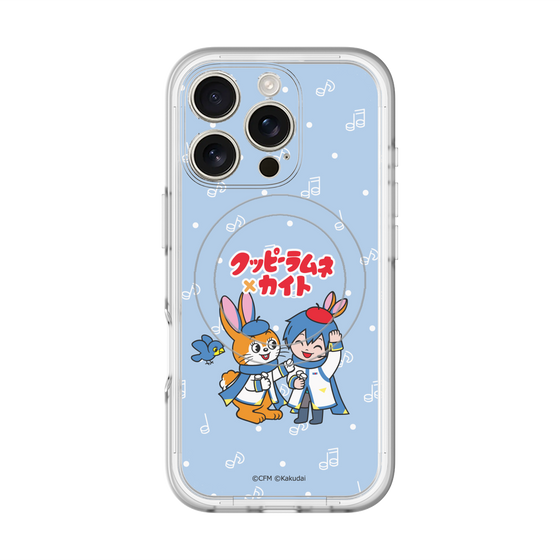 Slim Protection Premium Case with MagSafe［ Hatsune Miku × Kuppy Ramune – KAITO × Kuppy – Chibi Illustration ］