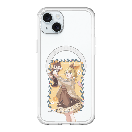Slim Protection Premium Case with MagSafe［ Hatsune Miku × Kuppy Ramune – Kagamine Rin × Ram – Full-body Illustration 1 ］