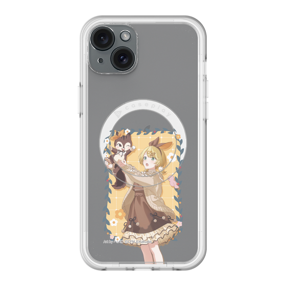 Slim Protection Premium Case with MagSafe［ Hatsune Miku × Kuppy Ramune – Kagamine Rin × Ram – Full-body Illustration 1 ］