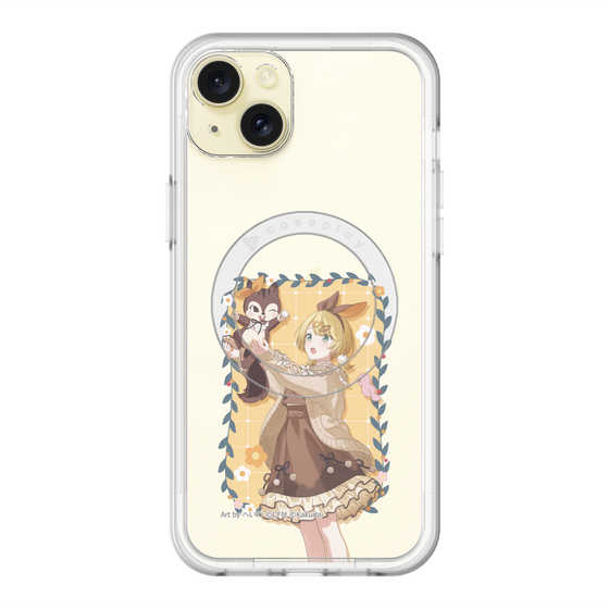 Slim Protection Premium Case with MagSafe［ Hatsune Miku × Kuppy Ramune – Kagamine Rin × Ram – Full-body Illustration 1 ］