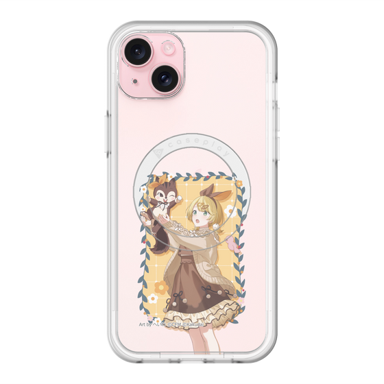 Slim Protection Premium Case with MagSafe［ Hatsune Miku × Kuppy Ramune – Kagamine Rin × Ram – Full-body Illustration 1 ］