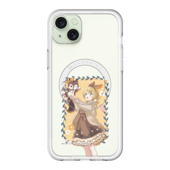 Slim Protection Premium Case with MagSafe［ Hatsune Miku × Kuppy Ramune – Kagamine Rin × Ram – Full-body Illustration 1 ］