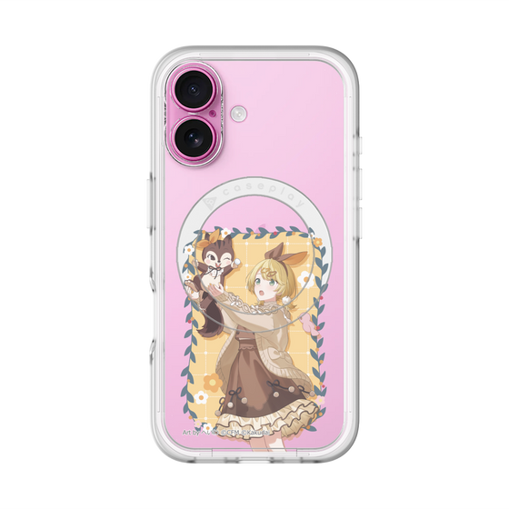 Slim Protection Premium Case with MagSafe［ Hatsune Miku × Kuppy Ramune – Kagamine Rin × Ram – Full-body Illustration 1 ］