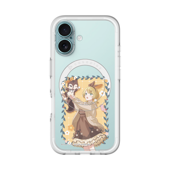 Slim Protection Premium Case with MagSafe［ Hatsune Miku × Kuppy Ramune – Kagamine Rin × Ram – Full-body Illustration 1 ］