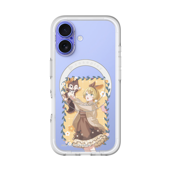 Slim Protection Premium Case with MagSafe［ Hatsune Miku × Kuppy Ramune – Kagamine Rin × Ram – Full-body Illustration 1 ］