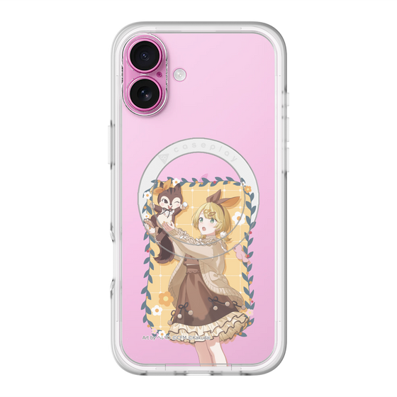 Slim Protection Premium Case with MagSafe［ Hatsune Miku × Kuppy Ramune – Kagamine Rin × Ram – Full-body Illustration 1 ］