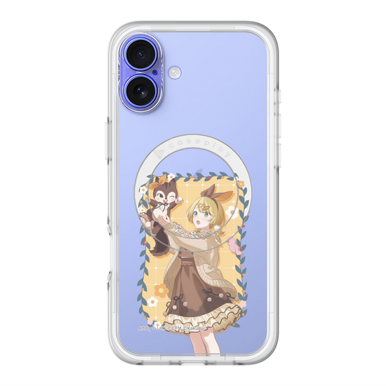 Slim Protection Premium Case with MagSafe［ Hatsune Miku × Kuppy Ramune – Kagamine Rin × Ram – Full-body Illustration 1 ］