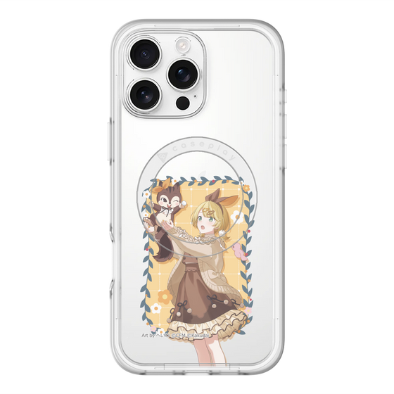 Slim Protection Premium Case with MagSafe［ Hatsune Miku × Kuppy Ramune – Kagamine Rin × Ram – Full-body Illustration 1 ］