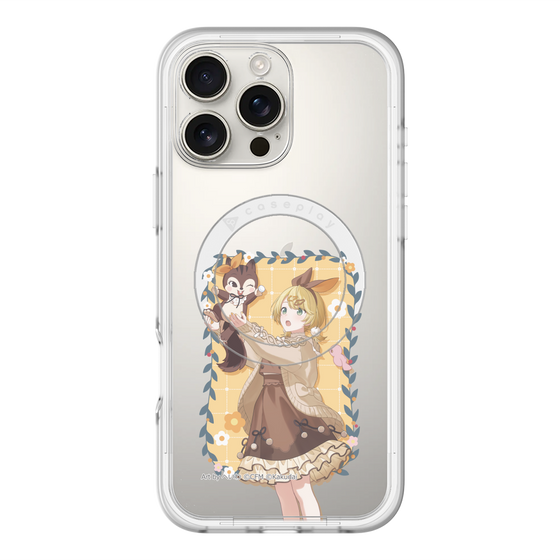 Slim Protection Premium Case with MagSafe［ Hatsune Miku × Kuppy Ramune – Kagamine Rin × Ram – Full-body Illustration 1 ］
