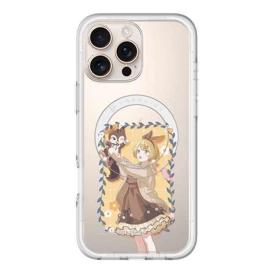 Slim Protection Premium Case with MagSafe［ Hatsune Miku × Kuppy Ramune – Kagamine Rin × Ram – Full-body Illustration 1 ］