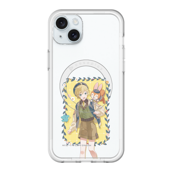 Slim Protection Premium Case with MagSafe［ Hatsune Miku × Kuppy Ramune – Kagamine Len × Kuppy – Full-body Illustration 1 ］