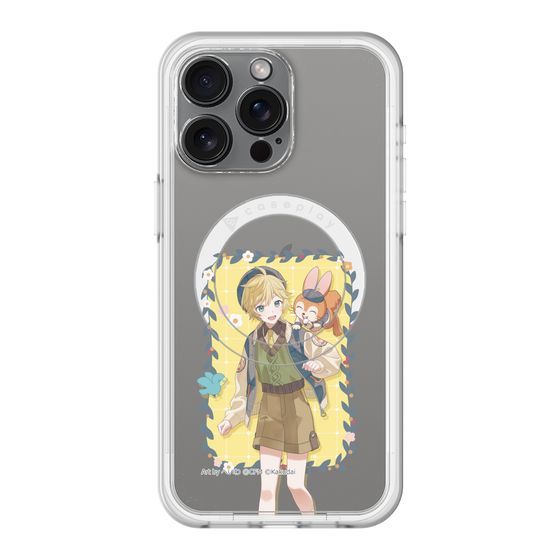 Slim Protection Premium Case with MagSafe［ Hatsune Miku × Kuppy Ramune – Kagamine Len × Kuppy – Full-body Illustration 1 ］