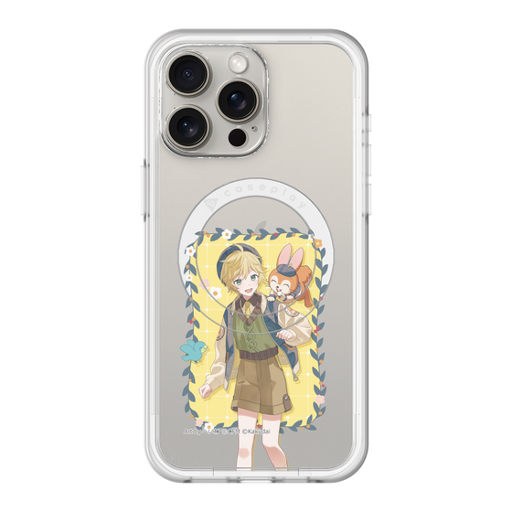 Slim Protection Premium Case with MagSafe［ Hatsune Miku × Kuppy Ramune – Kagamine Len × Kuppy – Full-body Illustration 1 ］