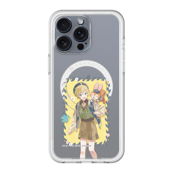 Slim Protection Premium Case with MagSafe［ Hatsune Miku × Kuppy Ramune – Kagamine Len × Kuppy – Full-body Illustration 1 ］