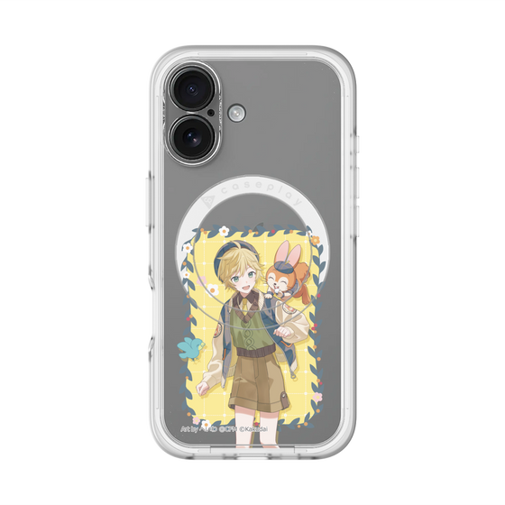 Slim Protection Premium Case with MagSafe［ Hatsune Miku × Kuppy Ramune – Kagamine Len × Kuppy – Full-body Illustration 1 ］