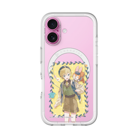 Slim Protection Premium Case with MagSafe［ Hatsune Miku × Kuppy Ramune – Kagamine Len × Kuppy – Full-body Illustration 1 ］