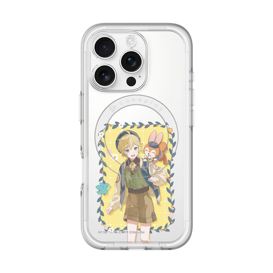Slim Protection Premium Case with MagSafe［ Hatsune Miku × Kuppy Ramune – Kagamine Len × Kuppy – Full-body Illustration 1 ］