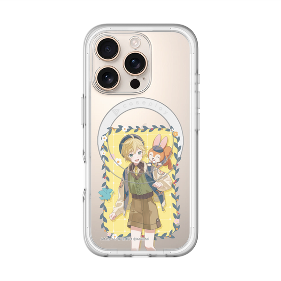 Slim Protection Premium Case with MagSafe［ Hatsune Miku × Kuppy Ramune – Kagamine Len × Kuppy – Full-body Illustration 1 ］